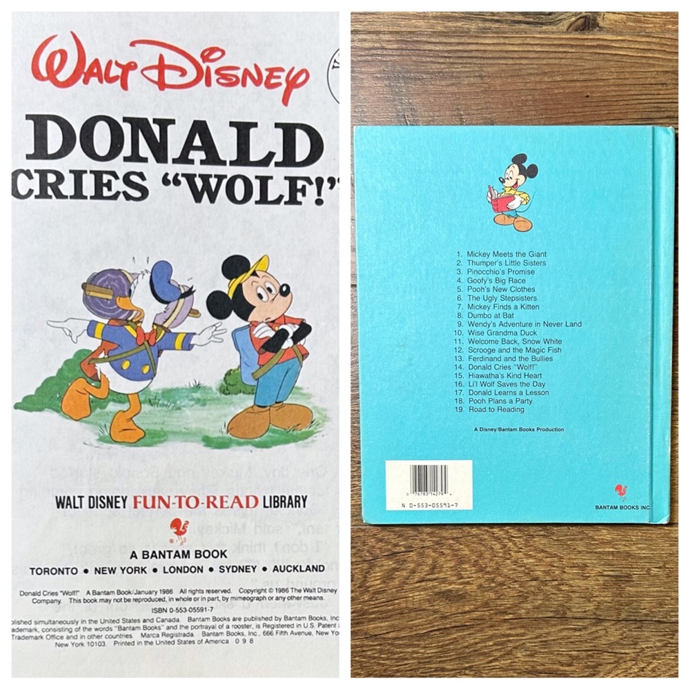 Vintage Disney Fun-To-Learn Library - Picture 9 of 10